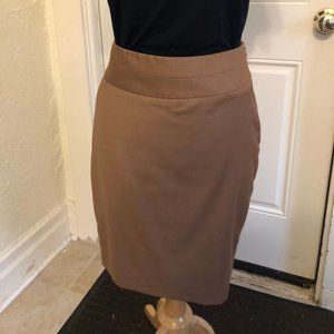 The Limited Light Brown Pencil Skirt Size 4